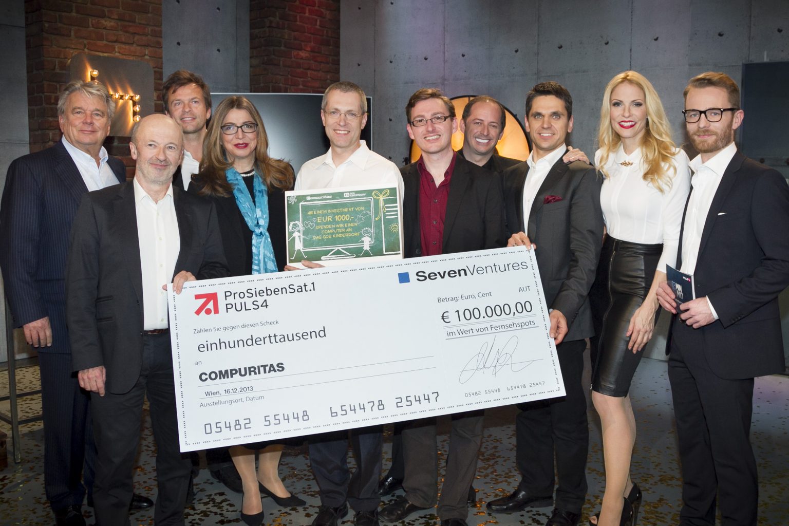 Compuritas gewinnt Hauptpreis bei „2 Minuten 2 Millionen“ Compuritas