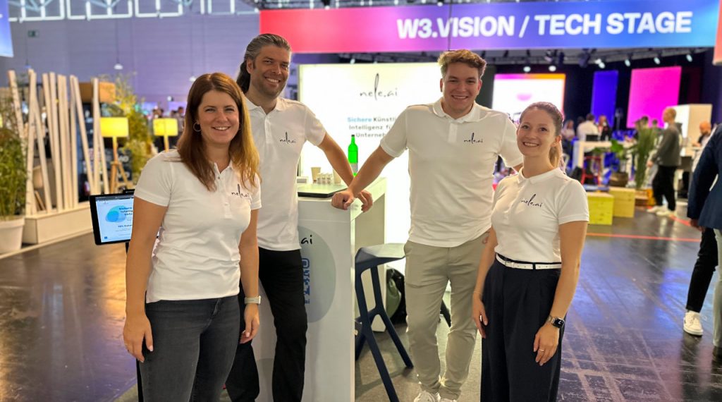 Wie nele.ai die Nutzung von KI in Sozialunternehmen ermöglicht Ein Teil des Teams von nele.ai